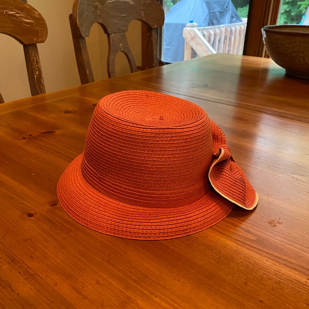 Orange hat